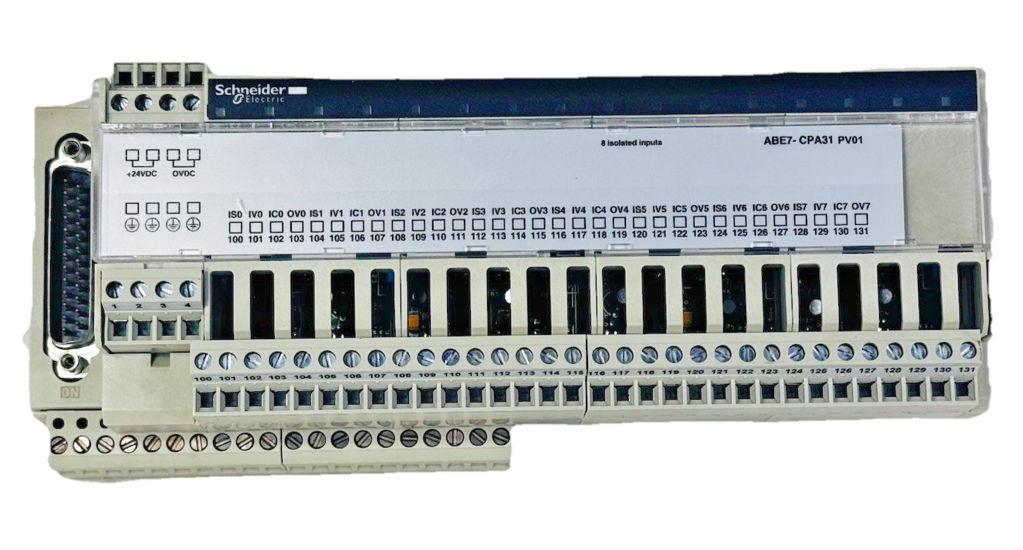 Schneider Modicon ABE7-CPA31 Analog Base 8 Channel SUB-D25