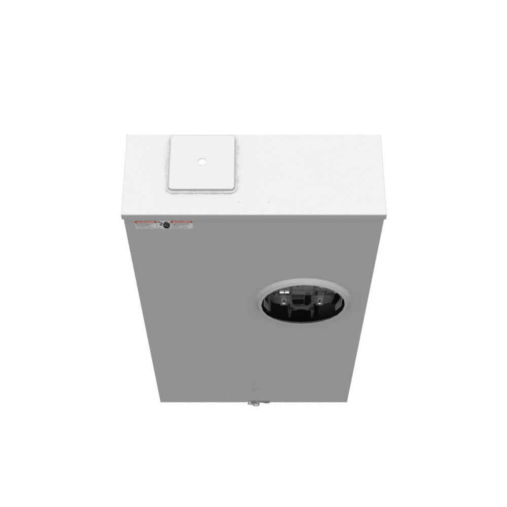 Milbank 320A 1-Phase Meter Socket Ringless Lever 4 Term OH UG 600V