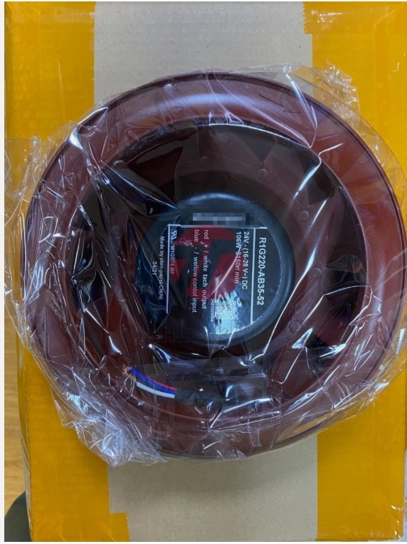R1G220-AB35-52 Centrifugal fan DC 24V 106W 3150RPM 220MM Cooling Fan