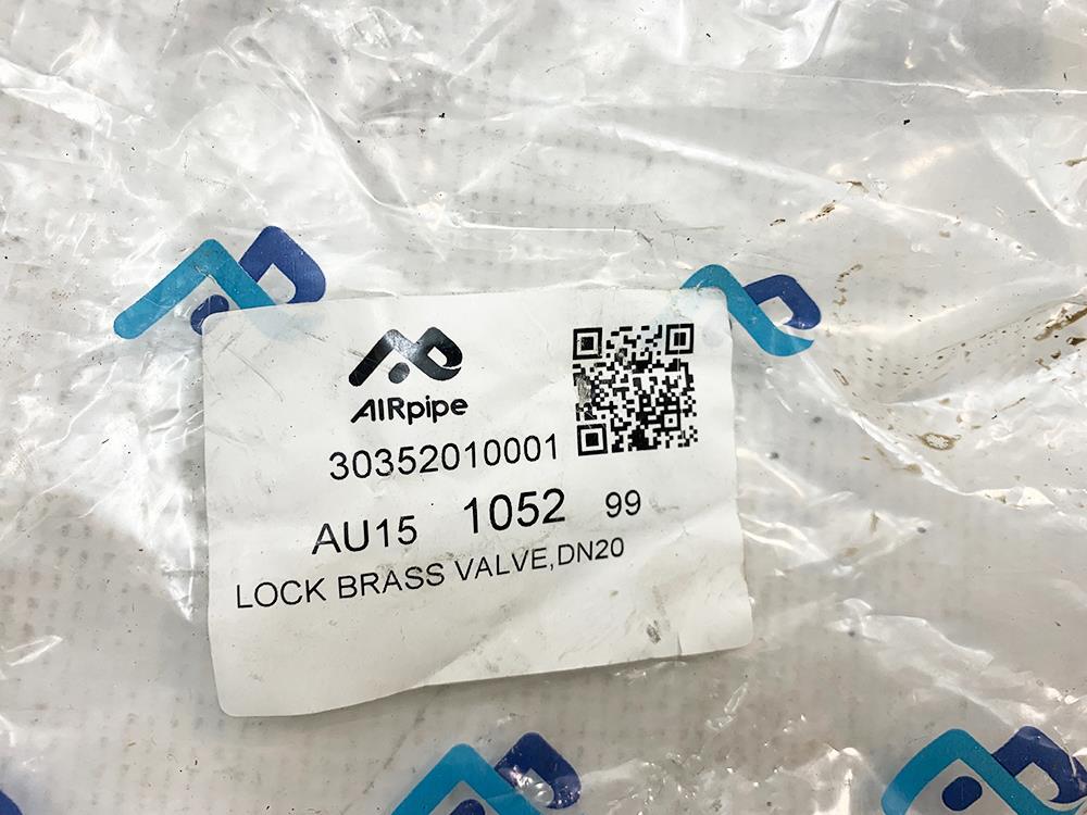 Airpipe 30352010001 3/4″ DN20 Lockable Brass Ball Valve NEW FREE FAST SHIP