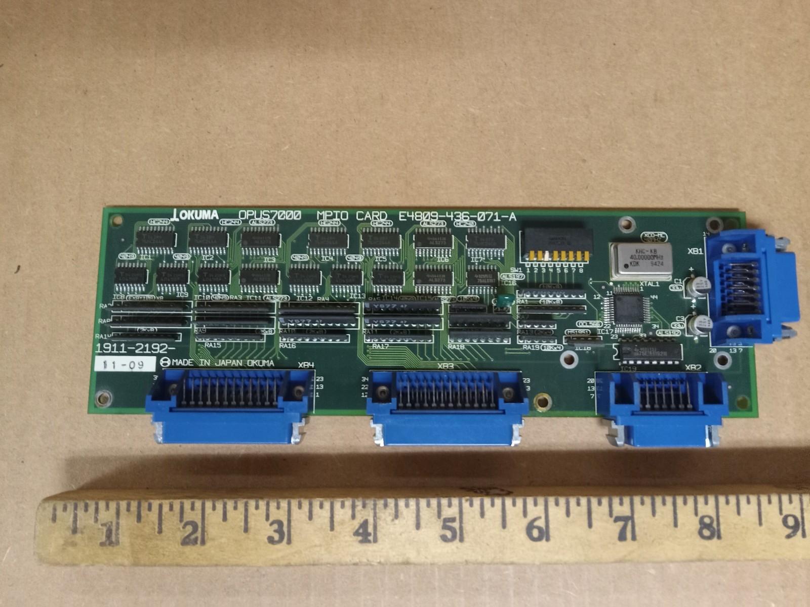 Okuma Opus 7000 MPIO Card E4809-436-071-A