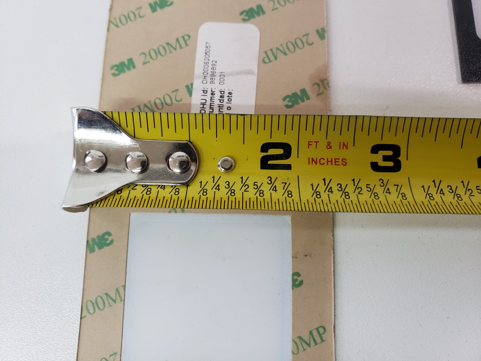LOT of 2 – UNUSED – TKE ThyssenKrupp 9896892 Badge Capacity 6000lbs