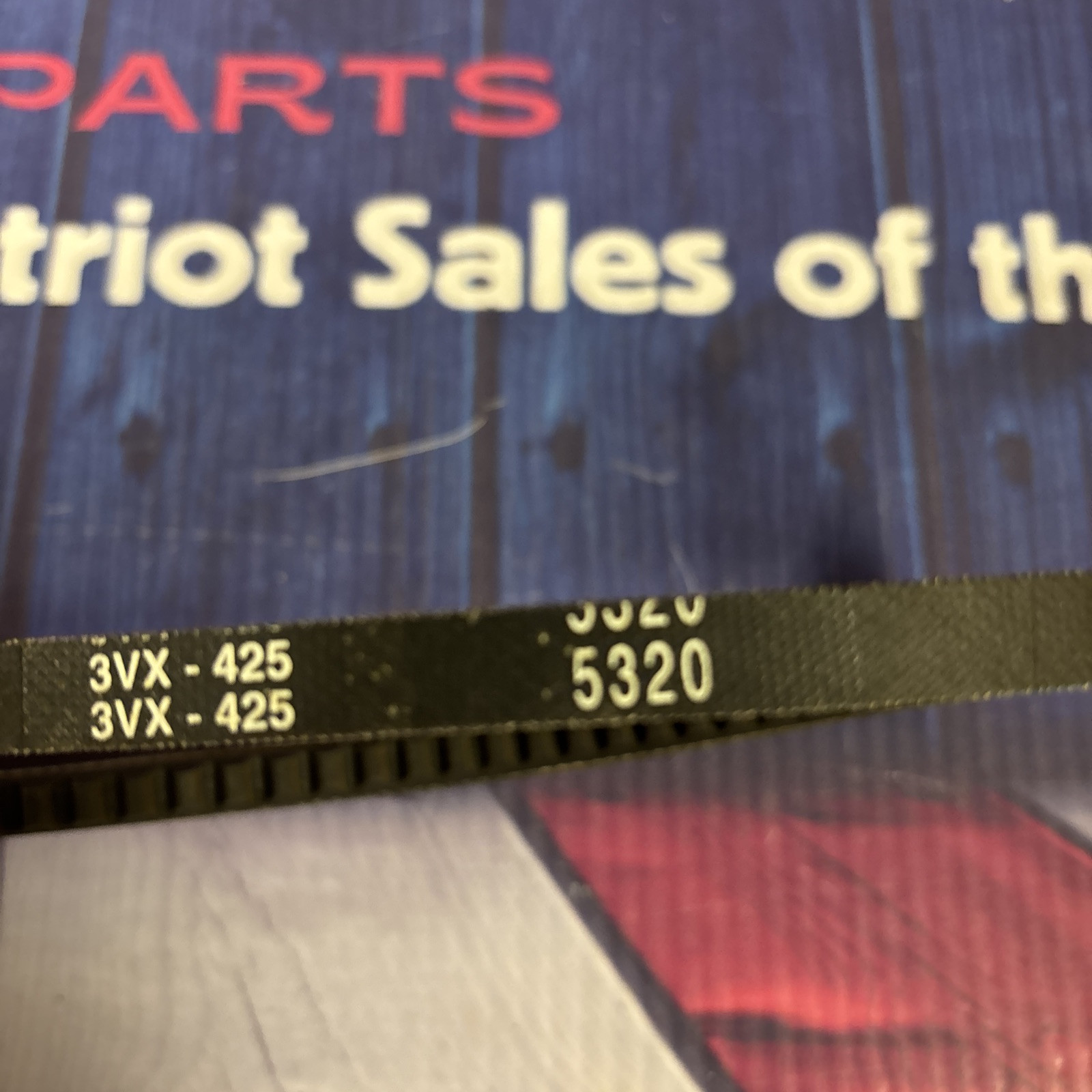 NEW Goodyear 3VX425 Industrial Wedge V-Belt *FREE SHIPPING*
