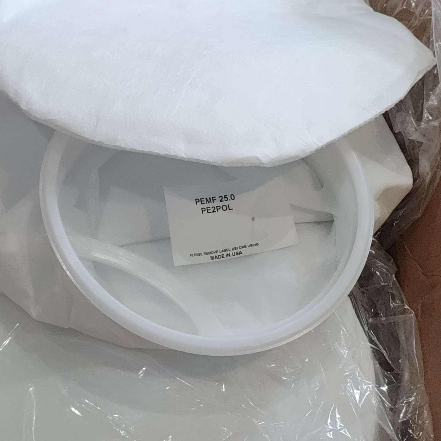 (50) Pemf 25.0 pe2pol 25 micron Bag Filter Size 2 Polyester Microfiber F-Flange