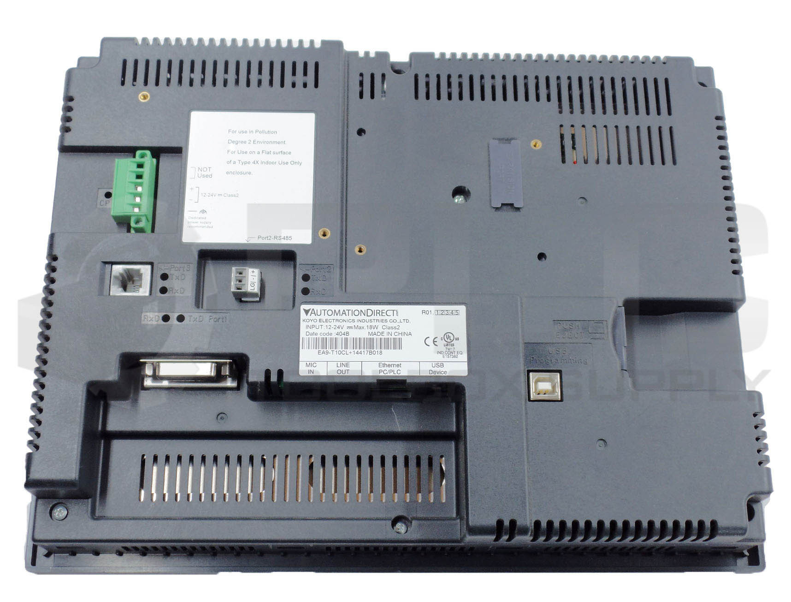 AUTOMATION DIRECT EA9-T10CL+14417B018 OPERATOR INTERFACE PANEL 12/24V 18W