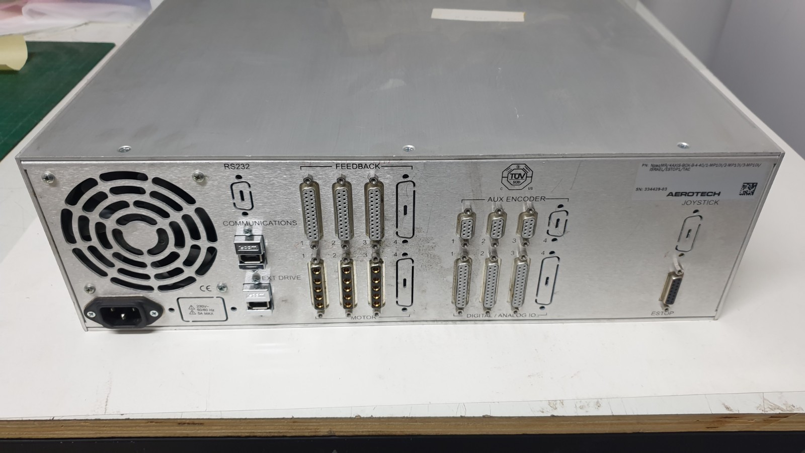 Aerotech A3200 Npaq MR Motion Controller 4-Axis – P/N: NpaqMR/4AXIS-BOX-B-4-40