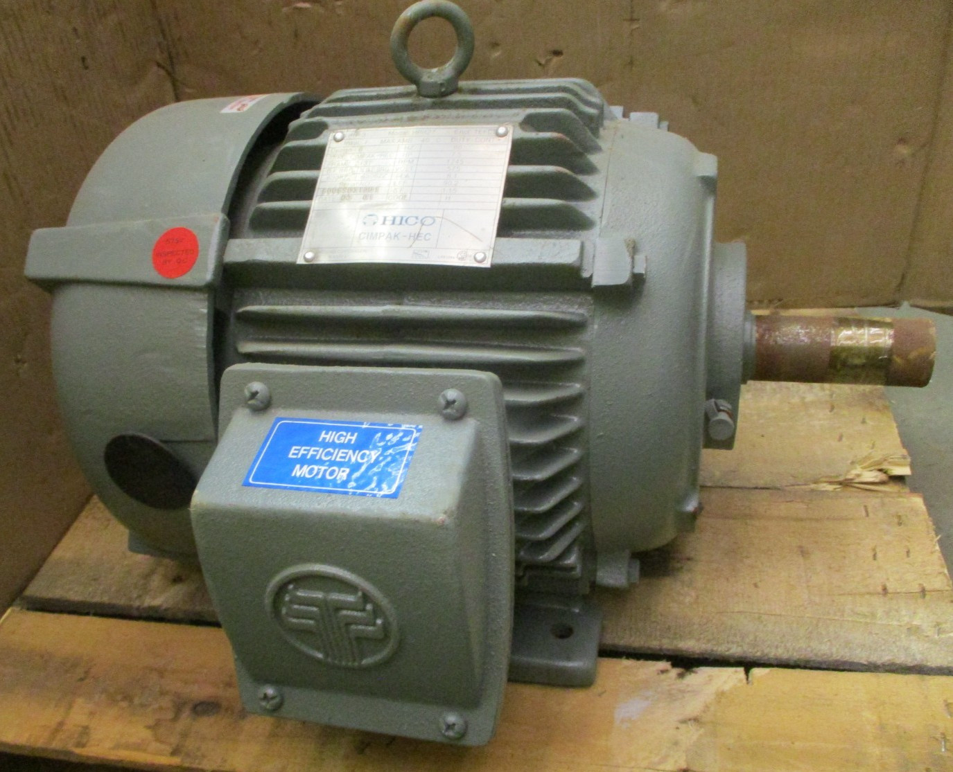 New Open Box HICO CIMPAK-HEC HPH27 3PH 7.5HP 1745RPM 575V 213T Motor 52796PRX