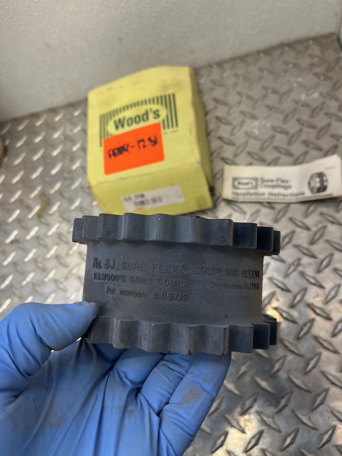 Tb Woods 8JE EPDM Sure-flex Coupling Insert Sleeve