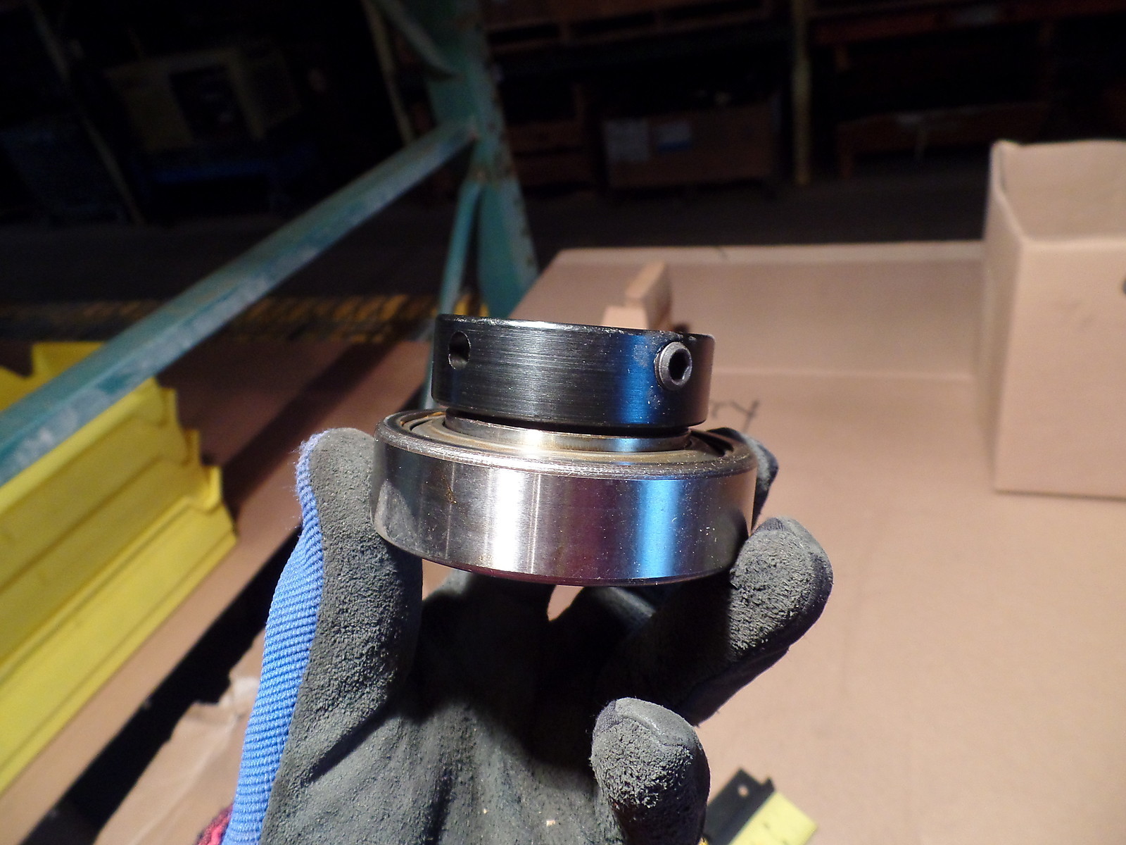 SKF YET 208 Ball Bearing Insert, Eccentric Collar, Contact Seals, Regreasable