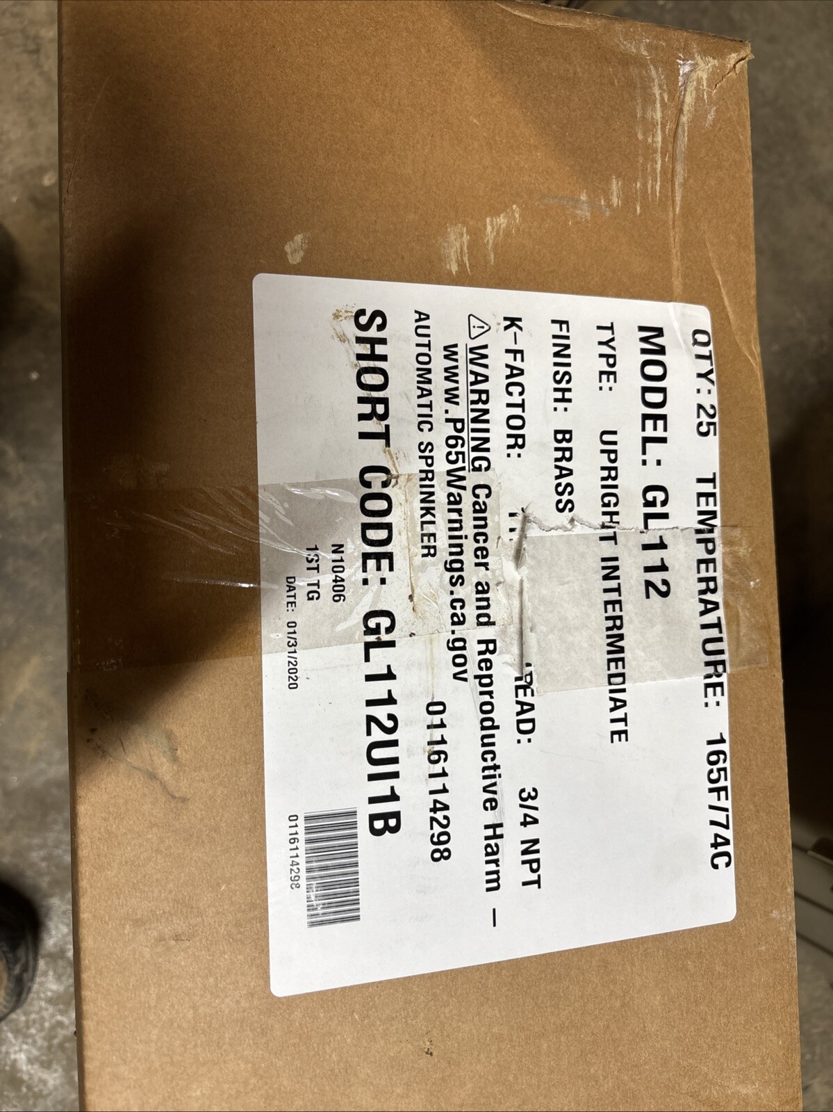Rasco Lot of 25 Sprinkler Heads Rasco GL112