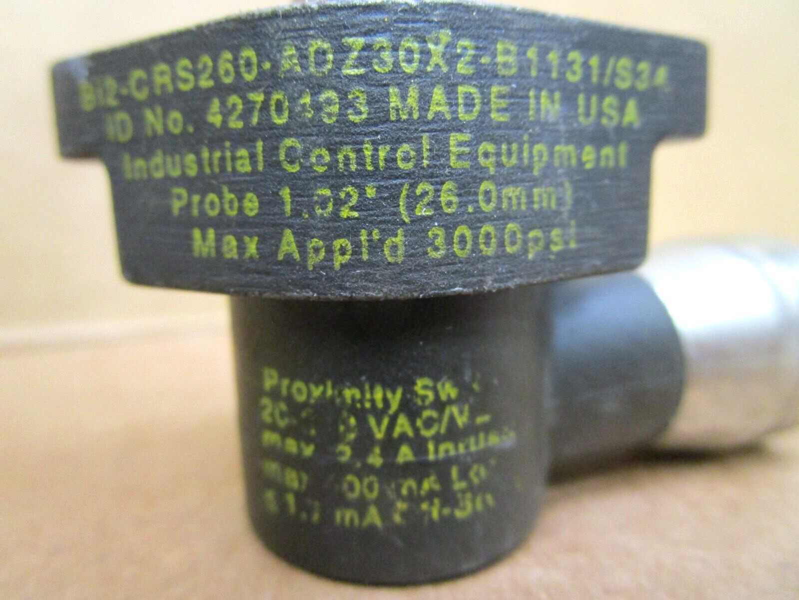 Turck Bi2-CRS260-ADZ30X2-B1131/S34 Proximity Switch Lot of 4 Pieces 50251HM