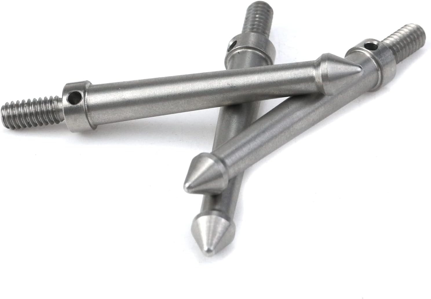 3 Pcs 1/4 Inch Stainless Steel Tripod Spike Mount Adapter 80mm
