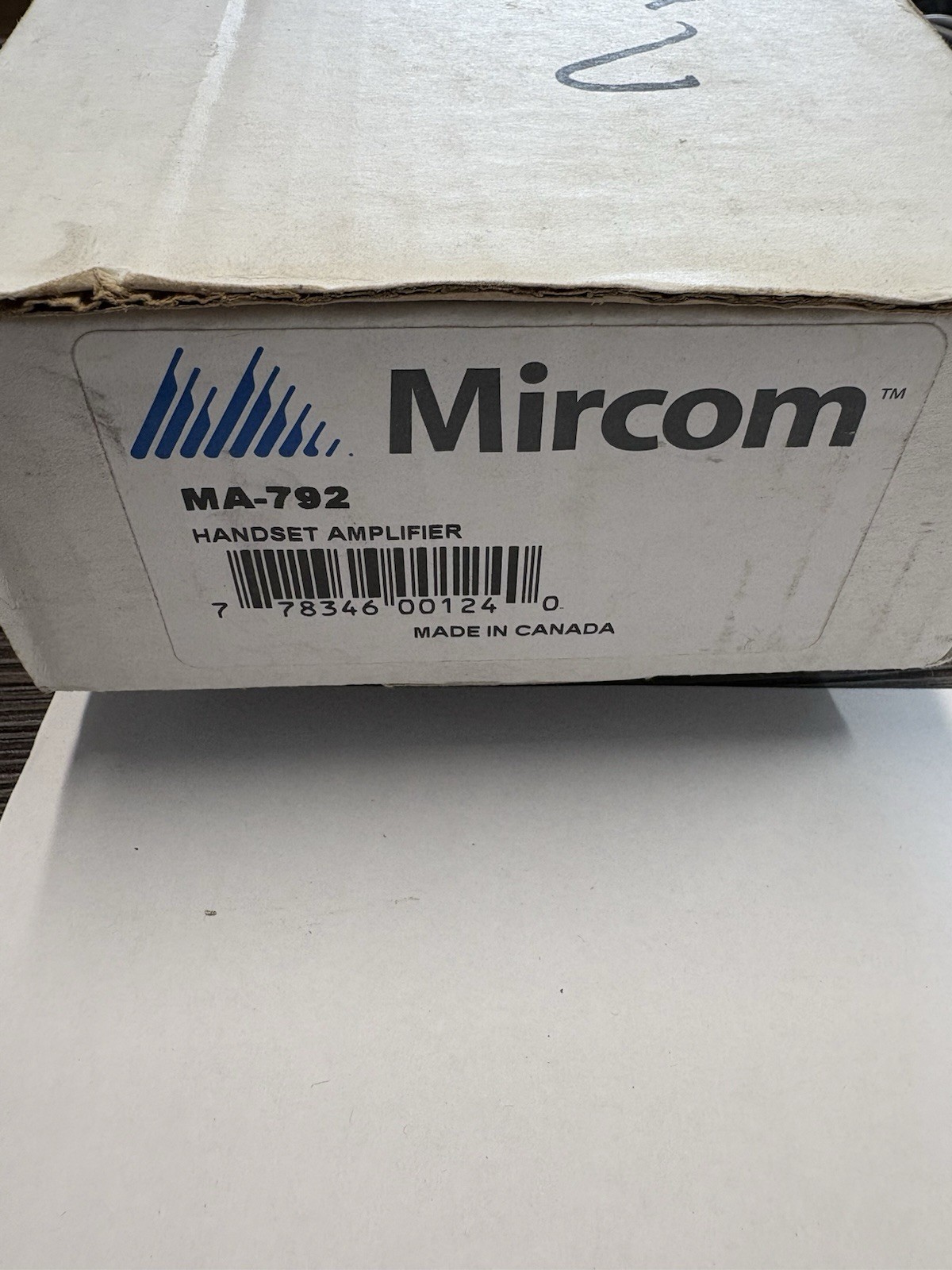 Mircom MA-792 HANDSET Apartment Intercom Amplifier LIKE NEW