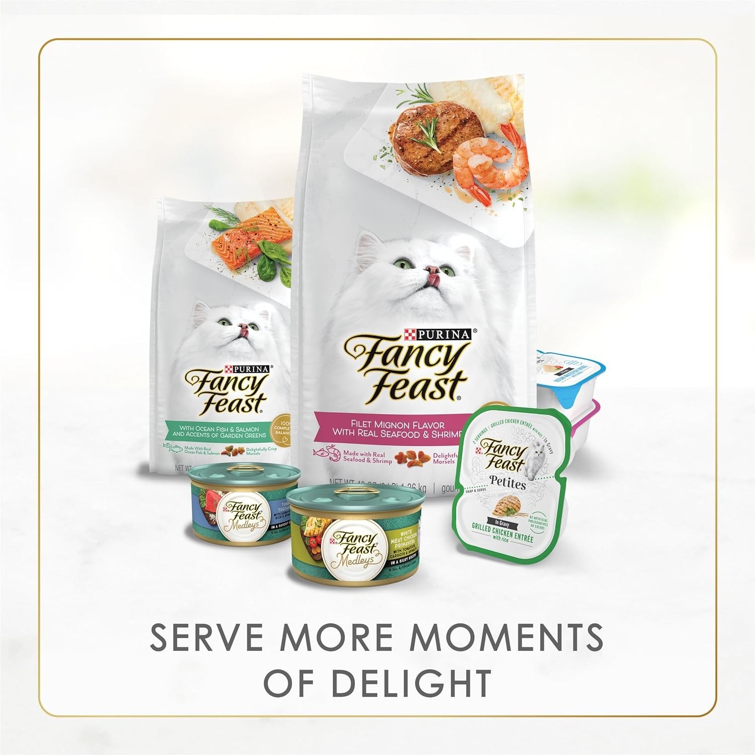 3 Pack Fancy Feast Kitten Grain Free Pate Wet Cat Food 3 oz 24 Ct Variety Pack