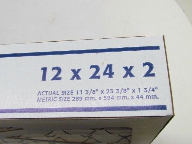 Box of 12 Air Handler 12x24x2 Pleated Air Filter 2W234 NIB