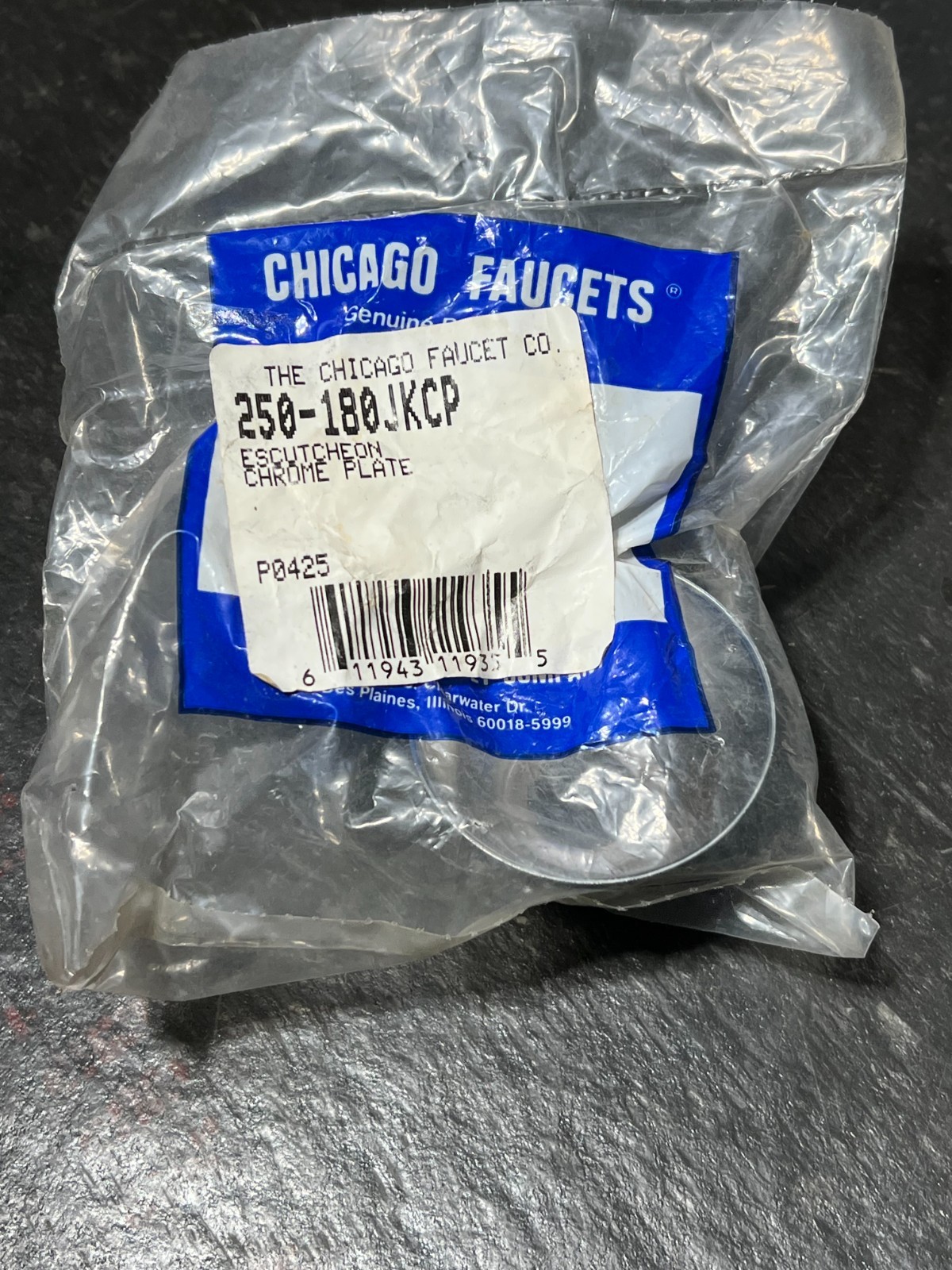 chicago 250-180jkcp nos poor packaging