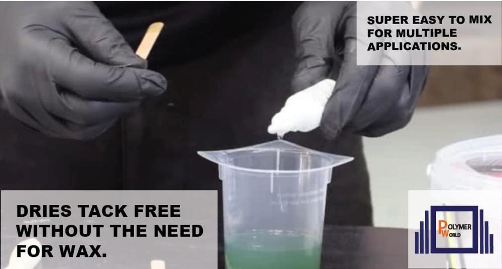 1 Gal Polyester Resin with Rolled .75x50x5 Yard Chopped Strand Mat with MEKP