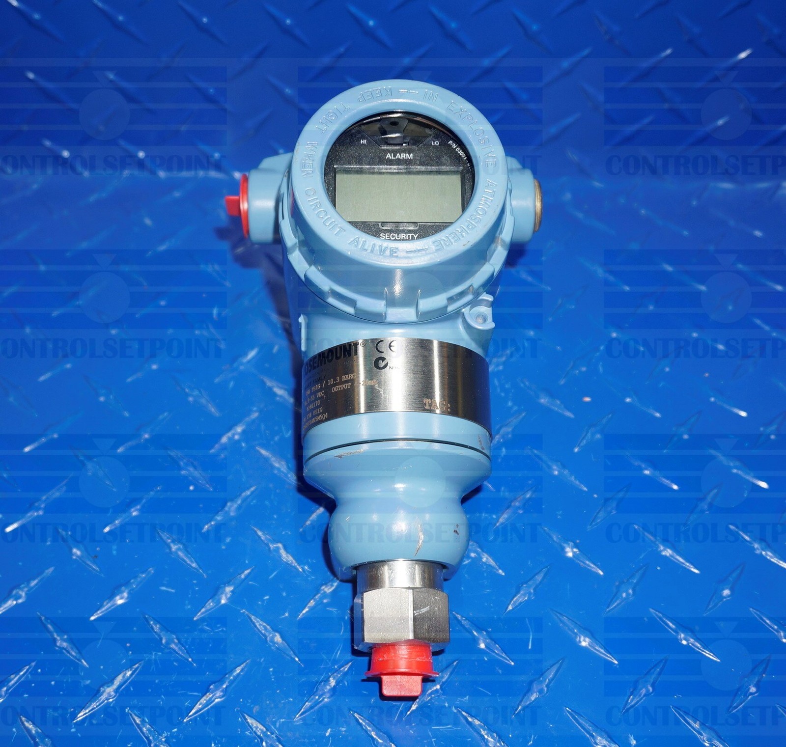 EMERSON ROSEMOUNT 3051TG2A2B21AE5M5Q4 PRESS TRANS 3051TG2 ITEM 40170