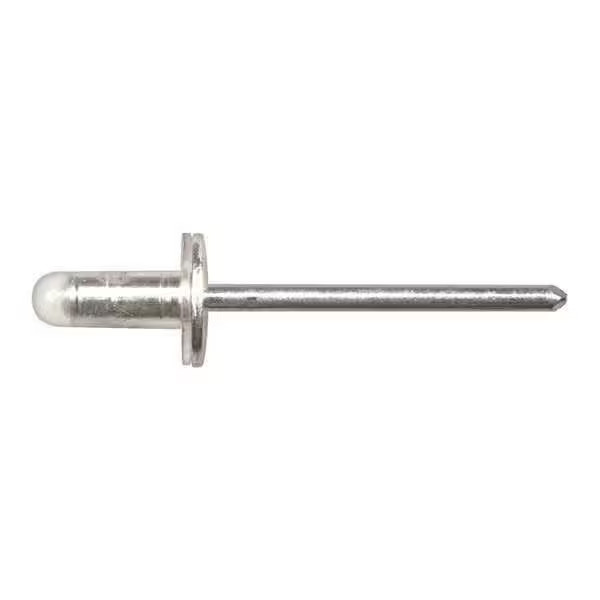 Manufacturer Varies Blind Rivet, Dome Head, 15/64 in Dia., 9/16 in L, Aluminum
