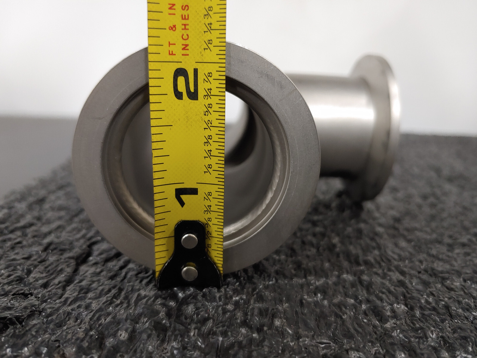 Lot of Unbranded SS Vacuum Flange Fittings Tee Straight Adapters