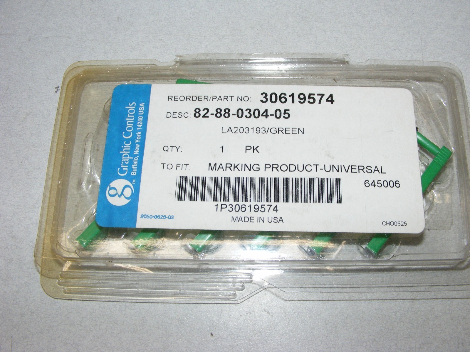 Graphic Controls 82-88-0304-05 Green Pen – 7 Pack (a43)