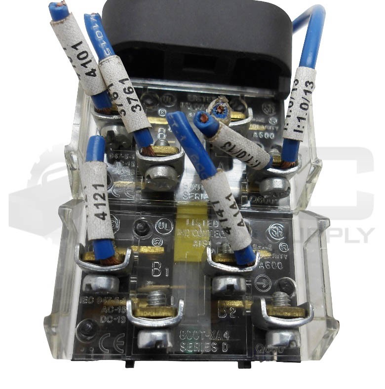 ALLEN BRADLEY 800T-FXQ24RA1 /T PUSH BUTTON W/ 800T-XA4 /D W/ 800T-XA1 /E