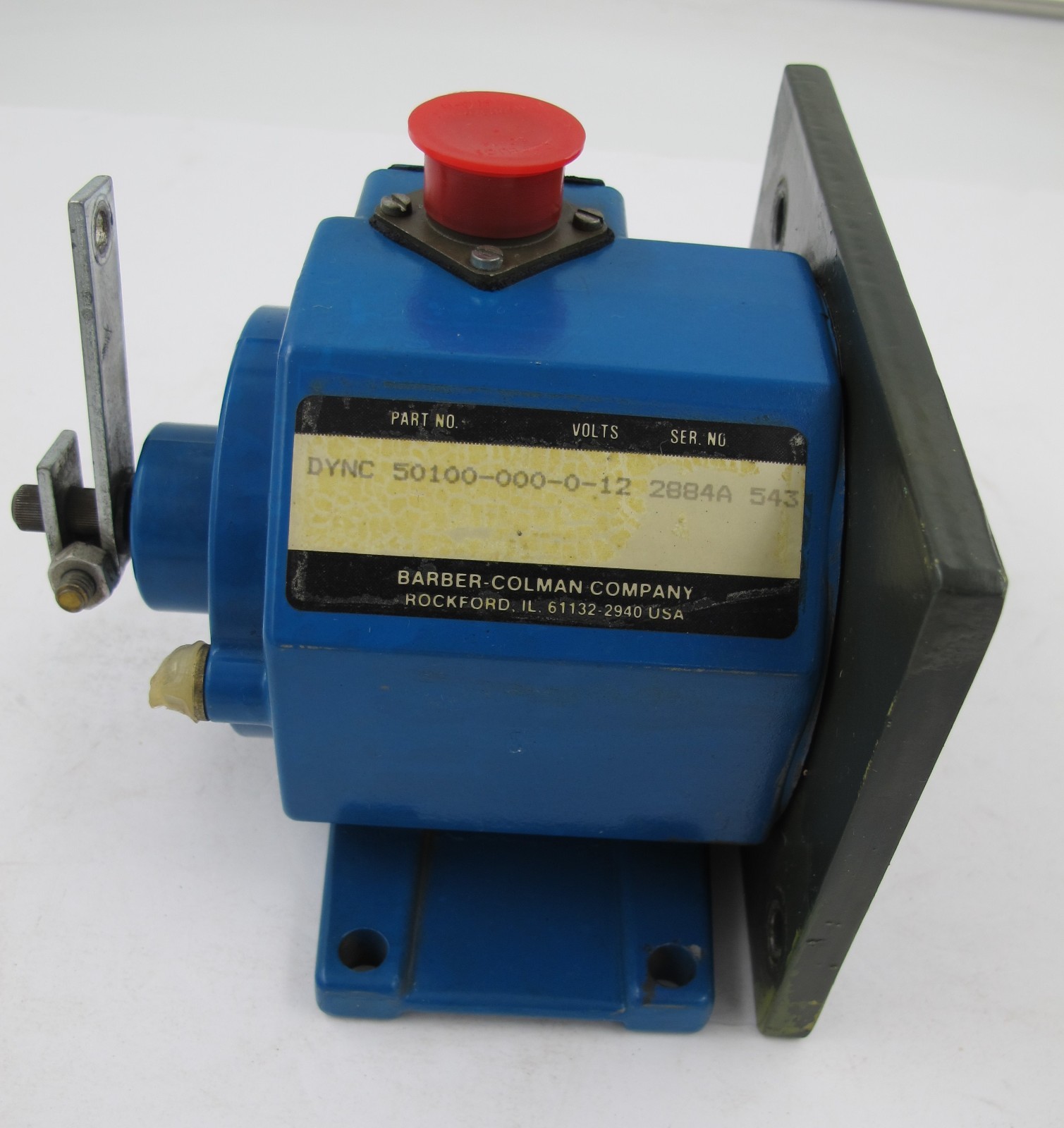 Barber Colman DYNC 50100-000-0-12 12 Volts Governor Actuator NOS UNUSED SURPLUS