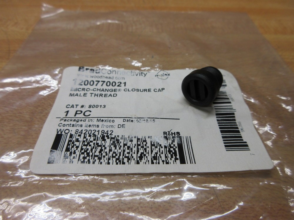 Brad Connectivity 80013 Micro-Change Closure Cap 1200770021