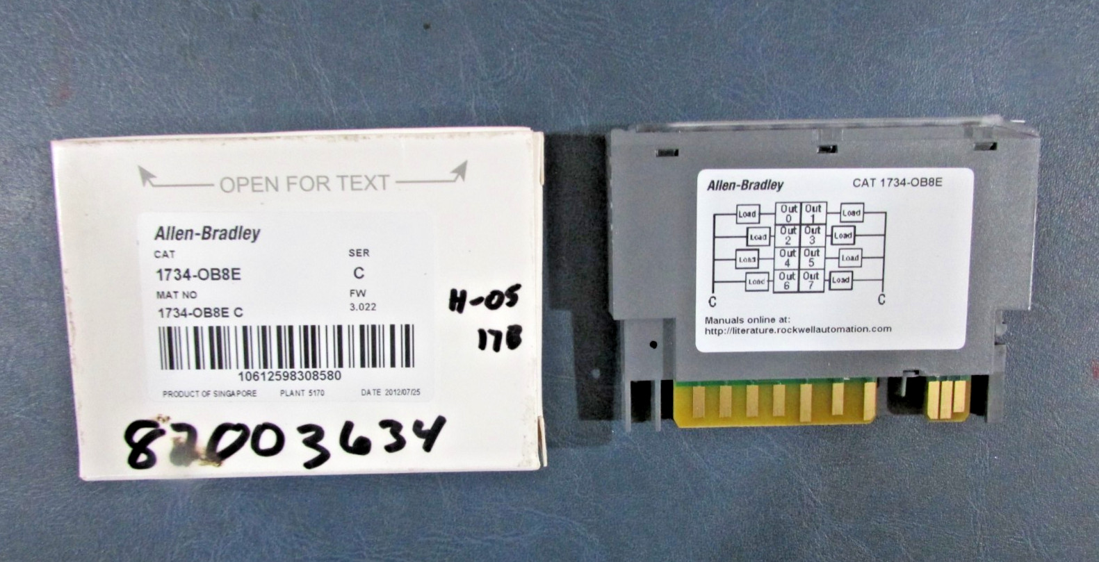 Allen Bradley 1734-OB8E Protected Output Module