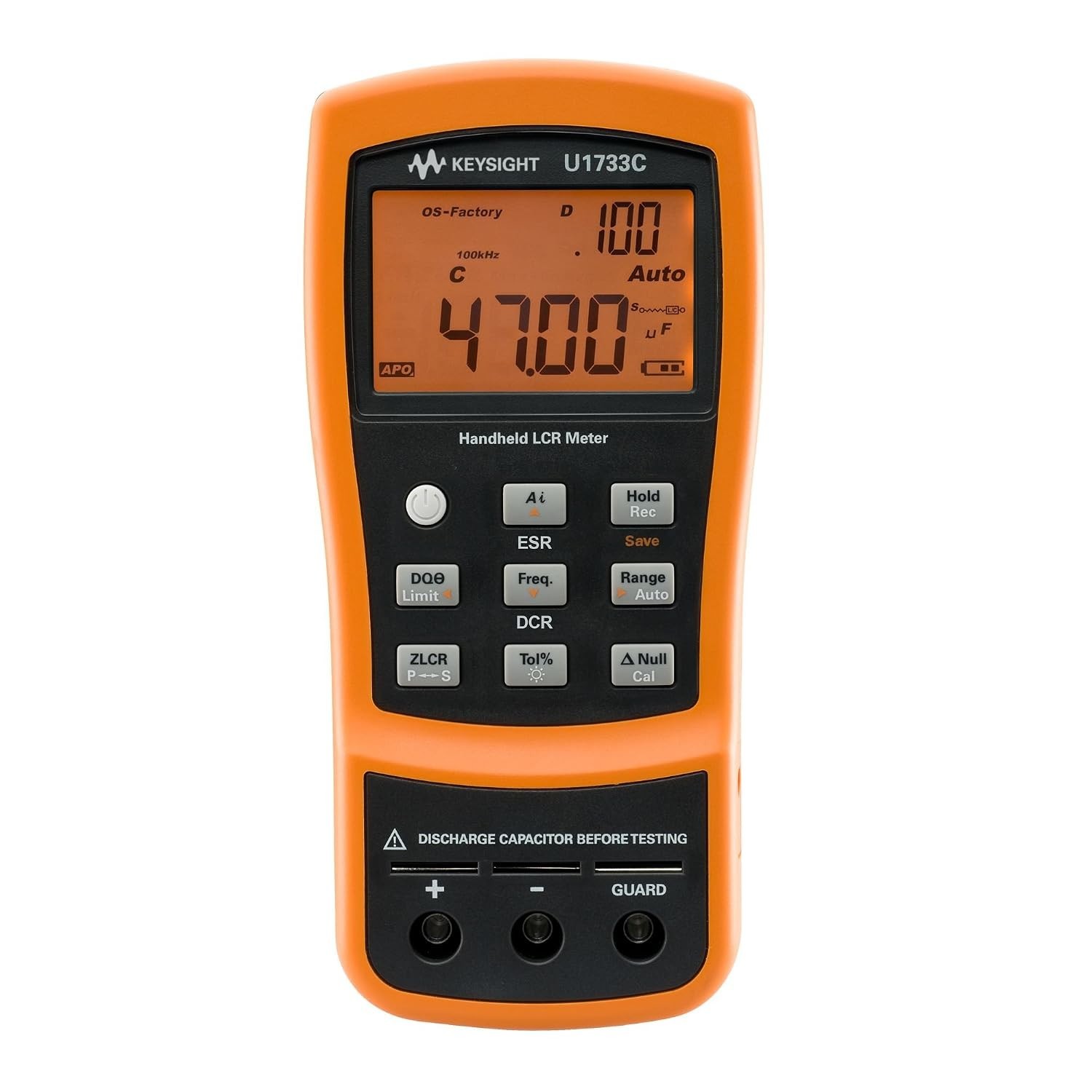 KEYSIGHT U1733C Handheld LCR Meter 100Hz/120Hz/1kHz/10kHz/100kHz