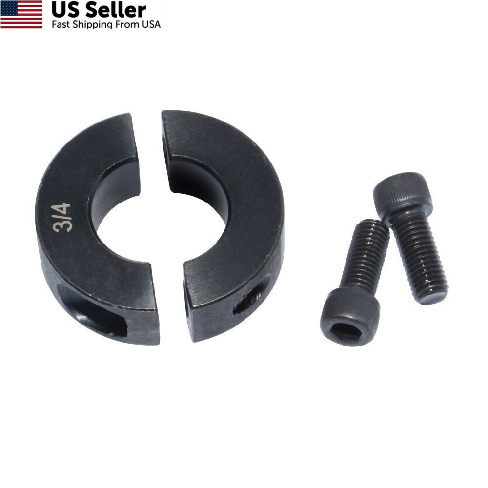 Double Split Shaft Collar 1″ Bore Width 1/2 Inch Oxide 1″-2P, 1″-2P