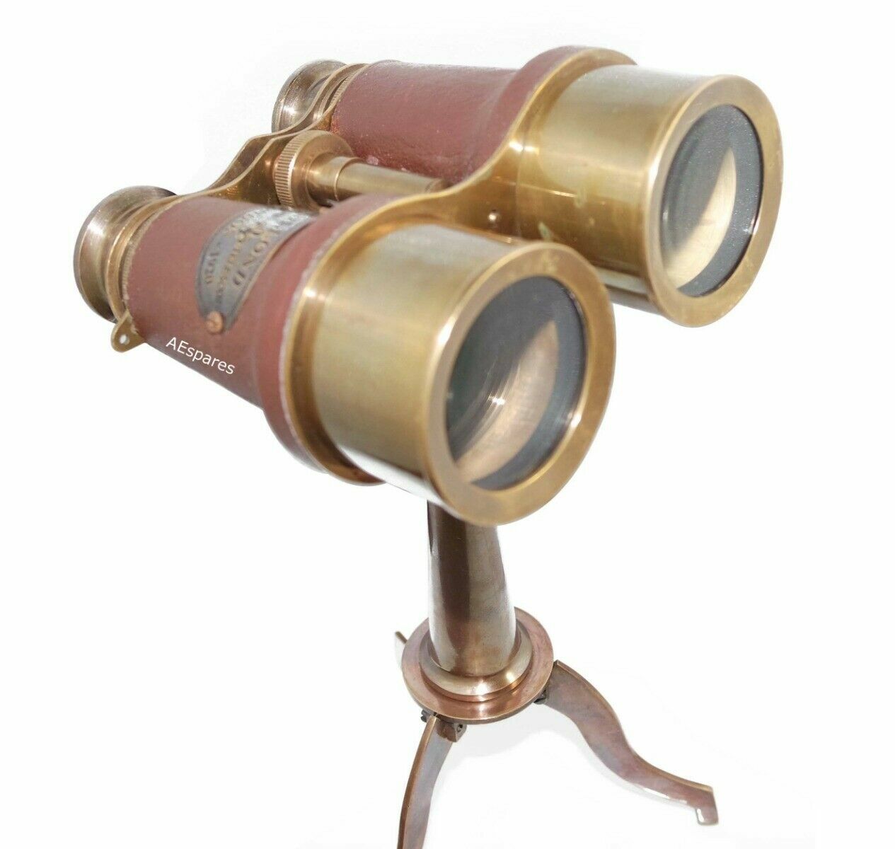 New 6 Inch Binoculars Telescope on Stand Nautical Collectible @US