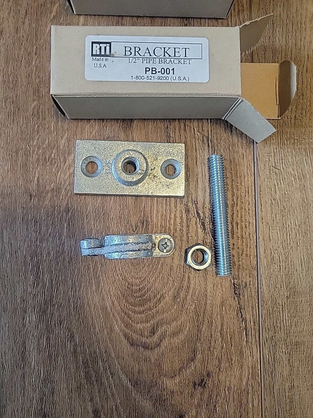 8 pcs RTI PB-001 Pipe Support Brackets 1/2 INCH Air Line Modular Blue Pipe