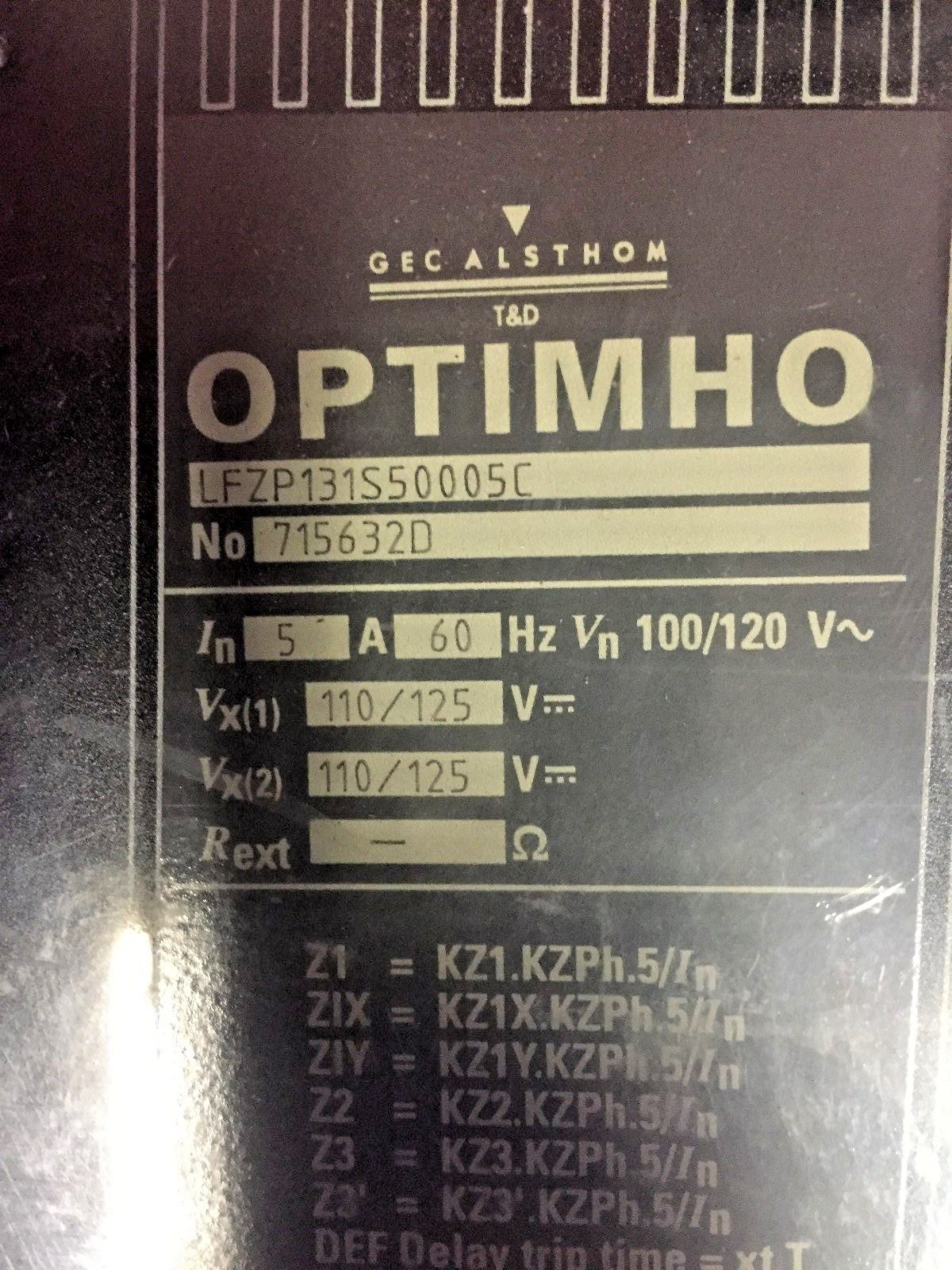 CONVERTEAM MODULE OPTIMHO 5AMP 60HZ 110/125V LFZP131S50005C
