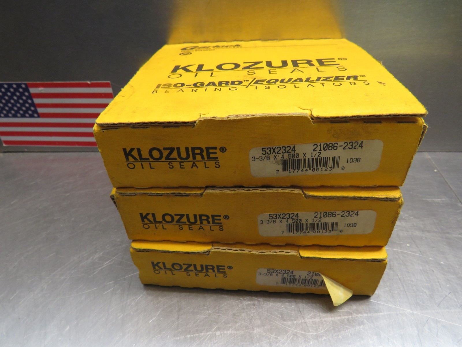 Garlock Klozure 53X2324 Oil seal 21086-2324 Lot of 3!
