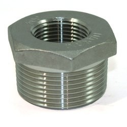Merit Brass K414-1206 Hex Head Pipe Bushing, 3/4 x 3/8 in Nominal, MNPT x FNPT