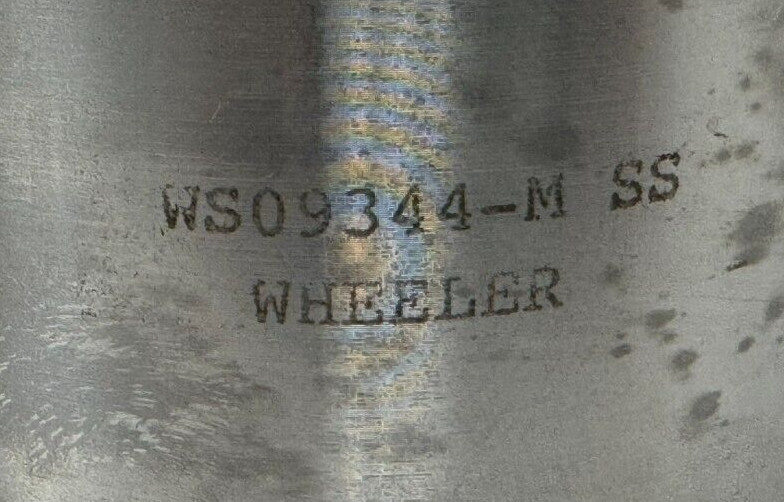 NEW WHEELER / GENERAL ELECTRIC WS09344-M SS BEARING SLEEVE 34B540000-701