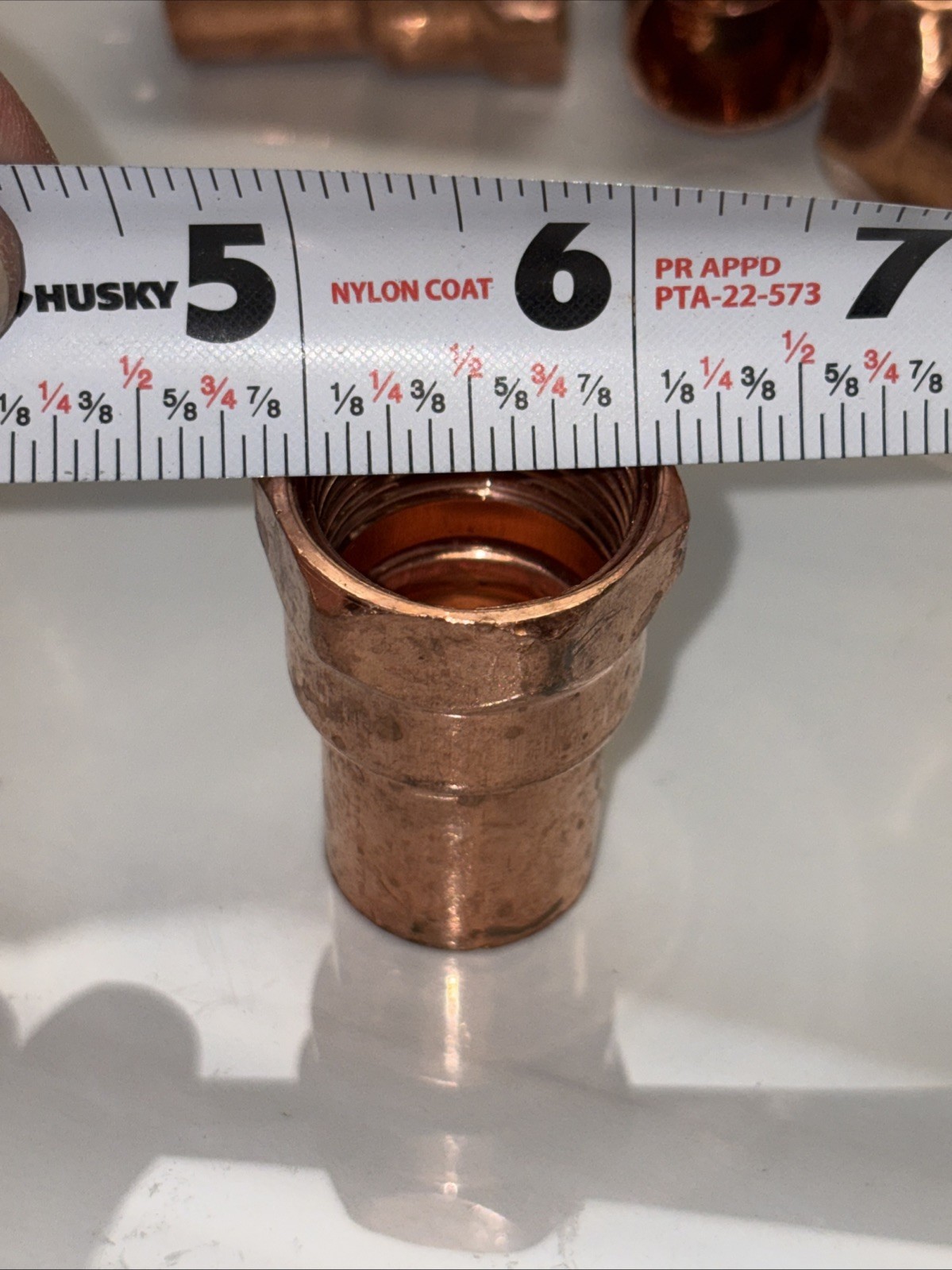 100 QTY! HUGE LOT- EPC Copper 3/4” Female Sweat Reducing Plumbing Coupling —NEW