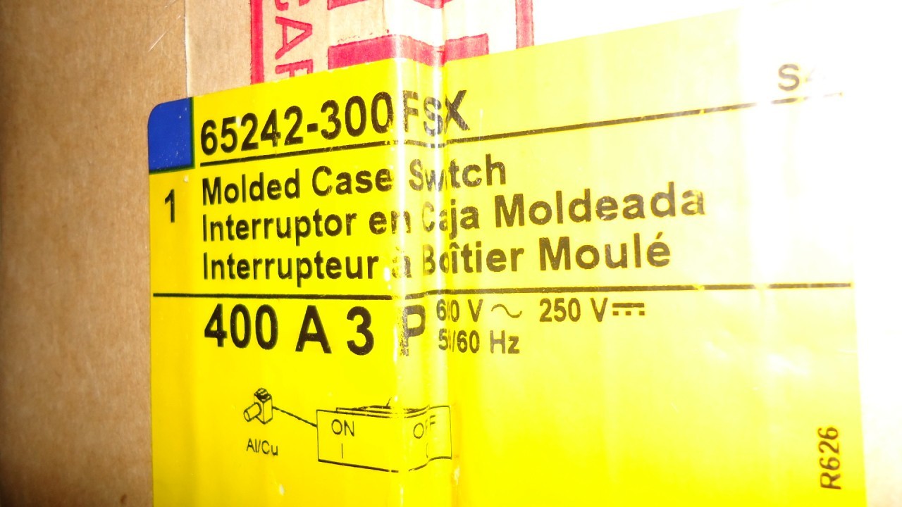 ALLEN BRADLEY SQUARE D LINE DISC. 65242-300FSX LHP36000MMT 1397-DS150 150HP 600V