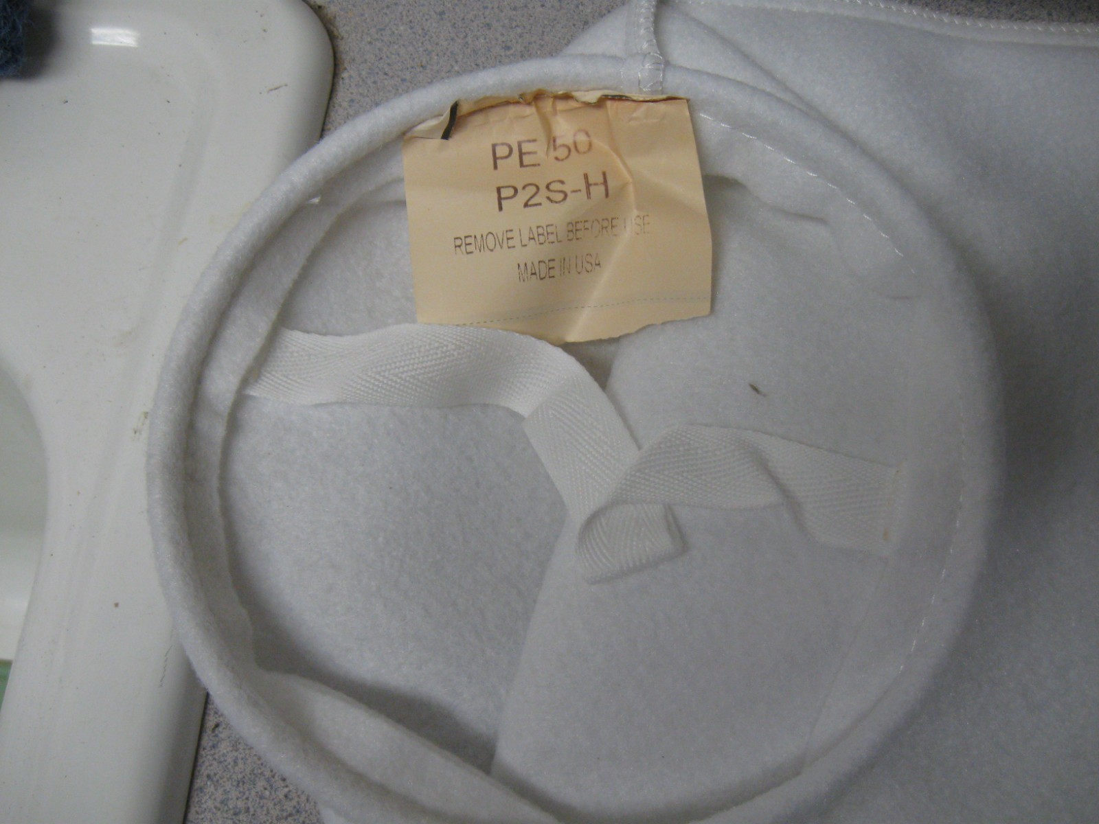 Lot of 20 Filtra Supply 50 Micron Polyester Felt Singed Liquid Filter Bags