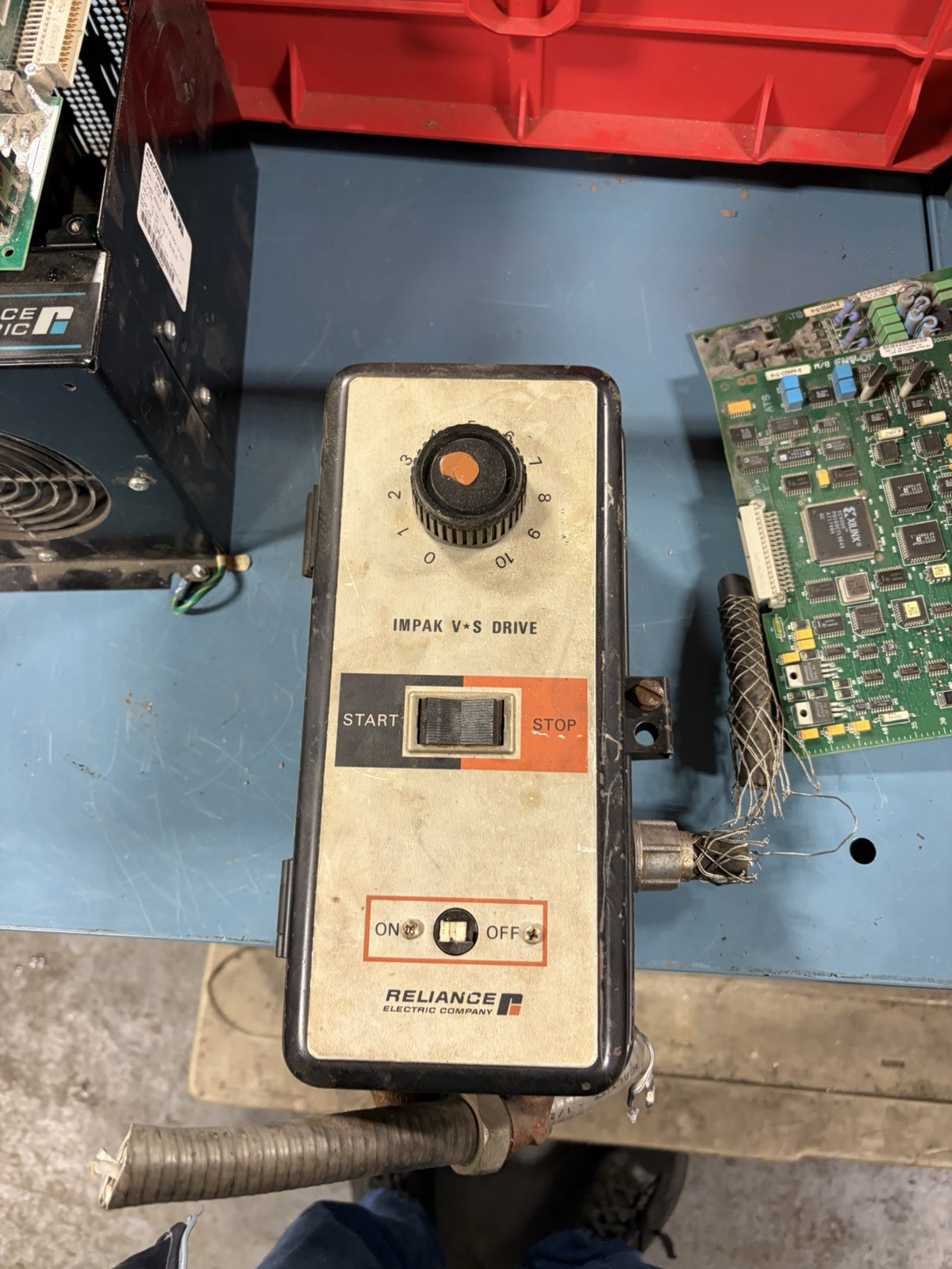 RELIANCE ELECTRIC 3/4 HP 115V IMPAK V-S DRIVE 8C54D USED