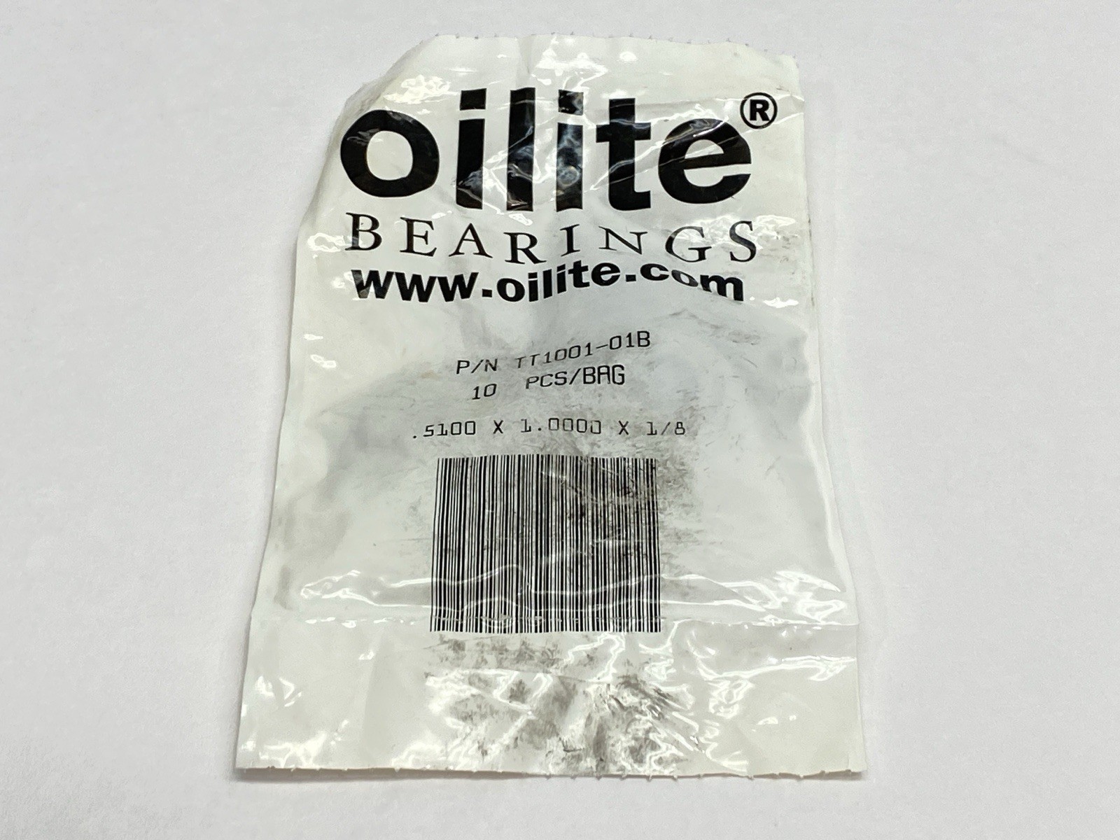 Oilite TT1001-01B Thrust Washer 0.5″ Bore 1″ OD 0.125″ Wide PKG OF 10