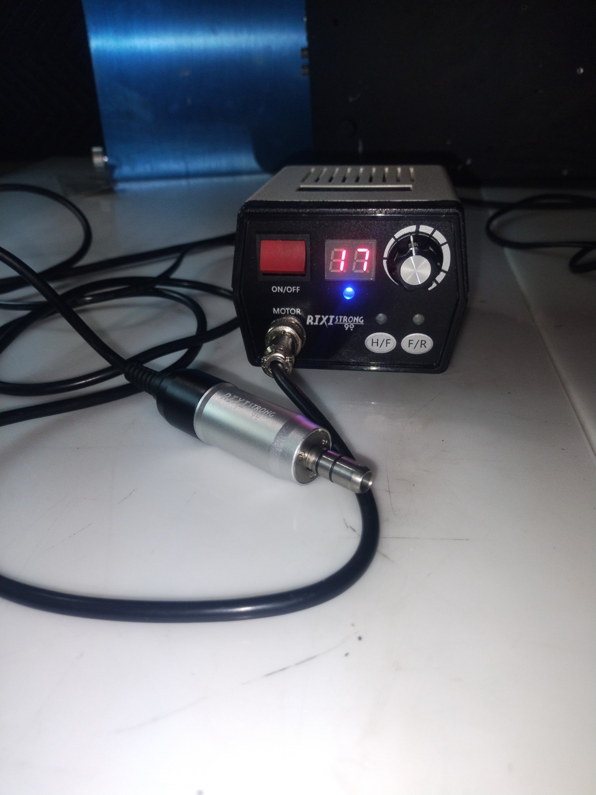 RIXI Strong 90 Micromotor System w/ Control Box, Handpiece.