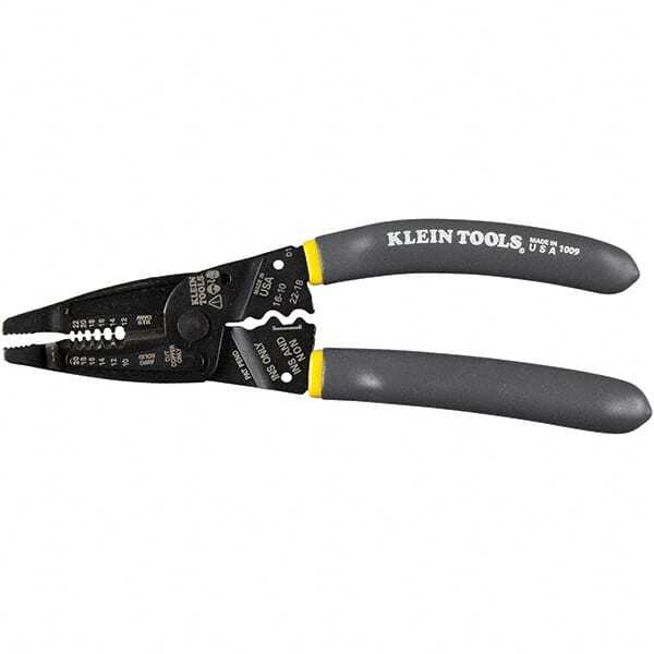 Klein 1009 Wire Stripper: 20 AWG to 12 AWG, 197 mm Overall Length