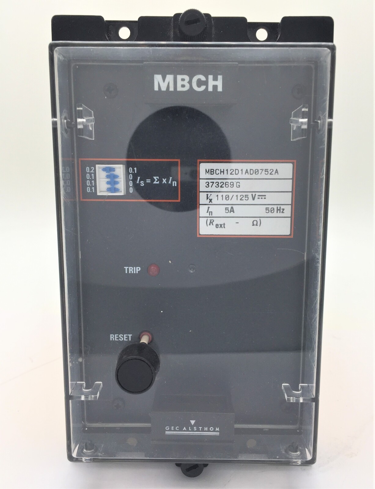 GEC Alsthom MBCH MBCH12D1AD0752A Differential Relay 110/125V 5A 50Hz