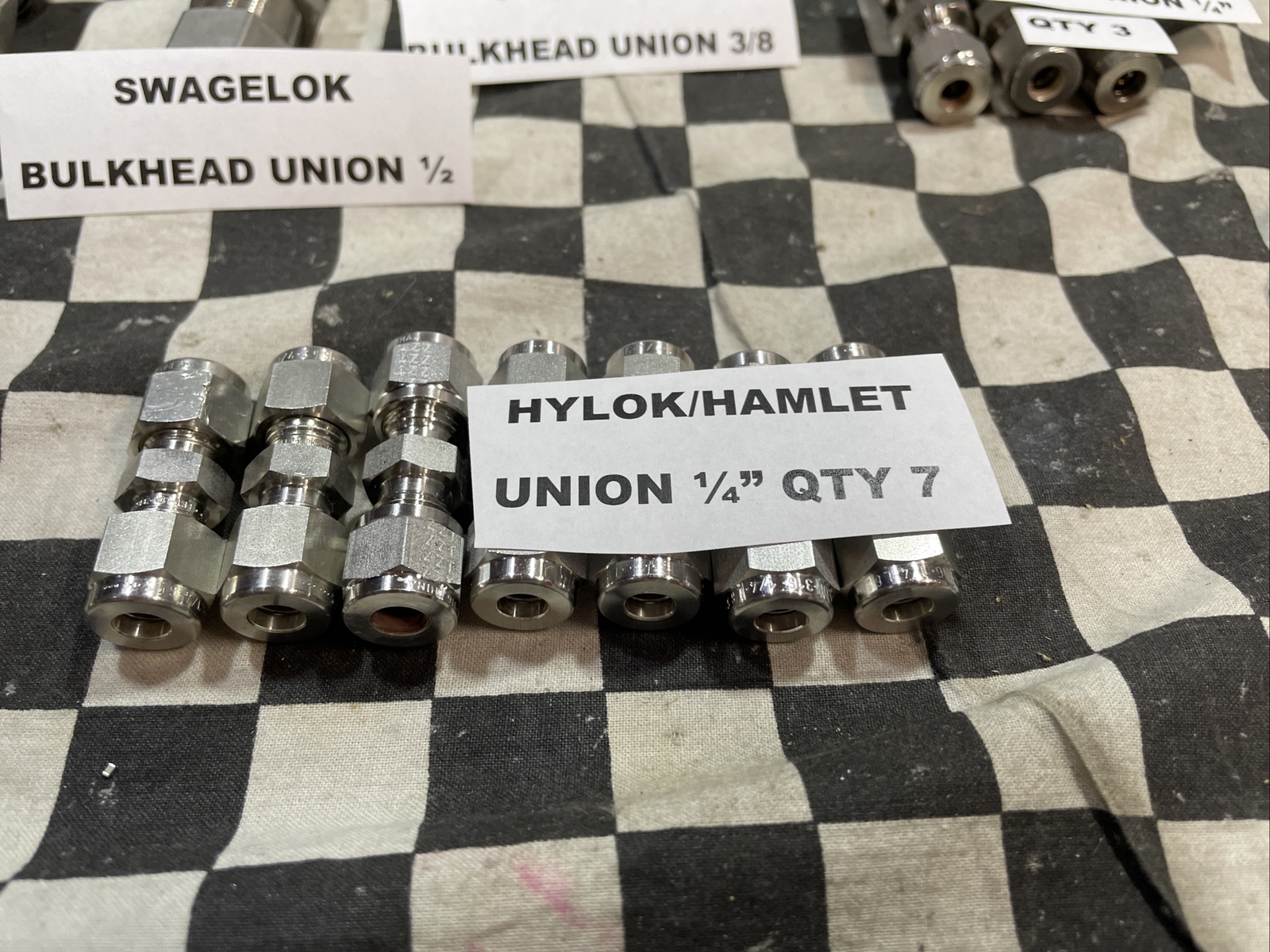 SWAGELOK UNION SS-1210-6 SS-810-6 SS-400-6, SS-400-6-2, SS-1210-6-4, SS-1610-6-8