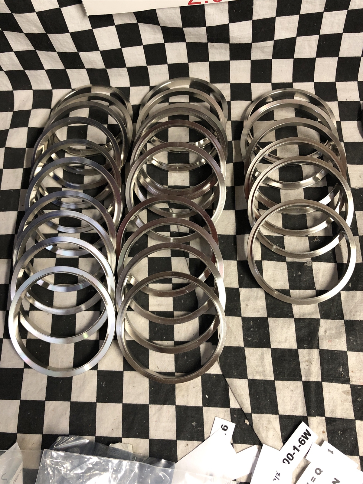 LOT OF 28, Centering Ring NW80 Assembly 304 SST, ONLY 2 WIH O-RING, SHIPSAMEDAY