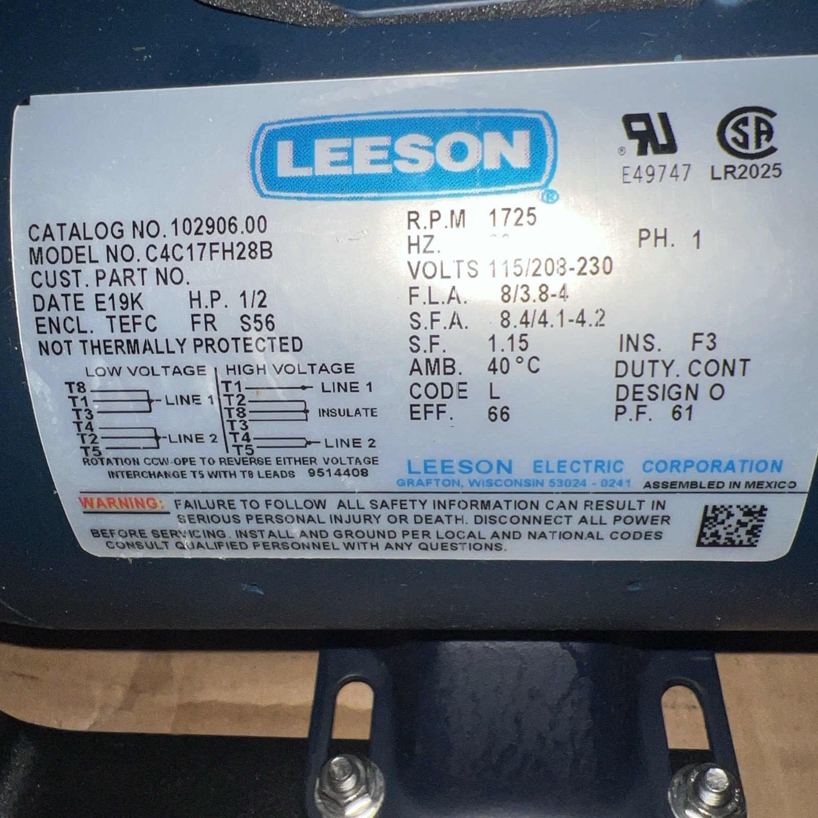 PULSAFEEDER OEM 42844-B-2-TE-H/WRD