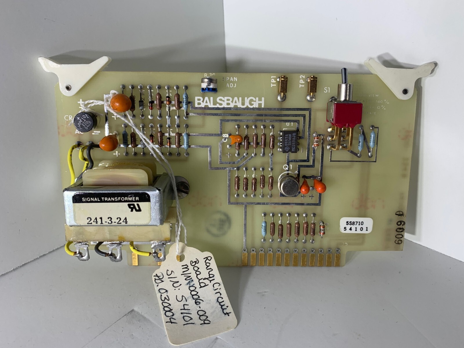 BALSBAUGH CIRCUIT BOARD MODULE 5S8710 54101 6009D 5S871054101 1700-254B F8706B
