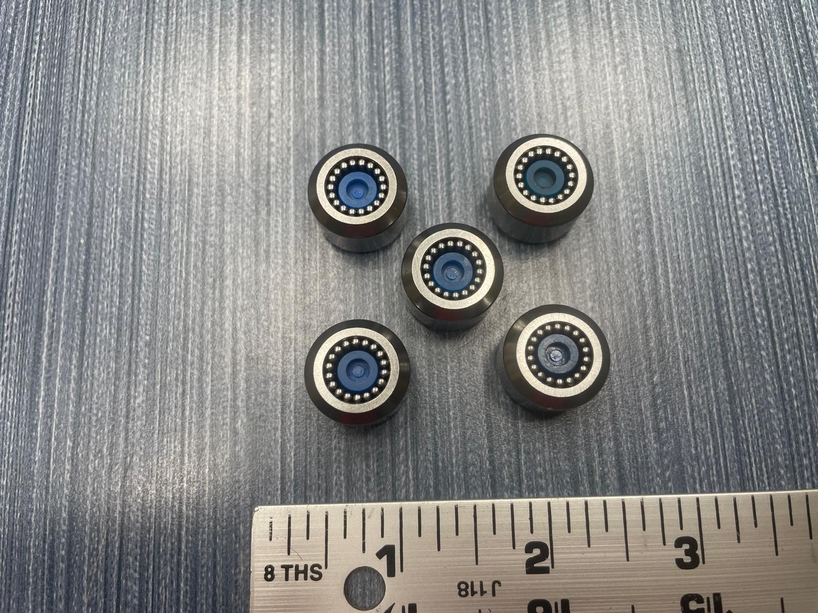 Lot of 5 Bearings Steel Needle Roller (SEE PICTURES FOR DIMENSIONS)